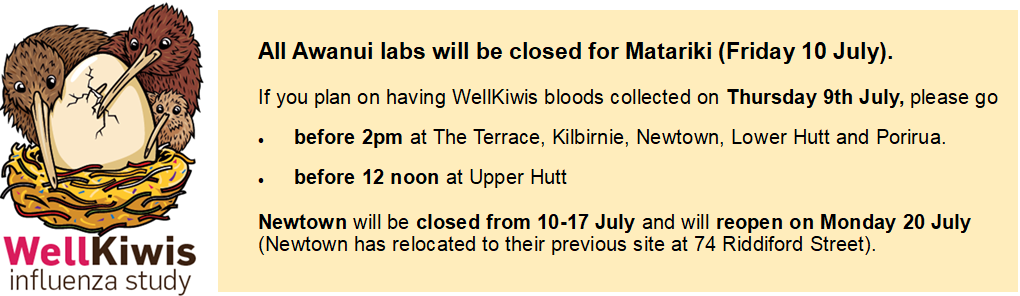 Matariki Awanui hours banner2